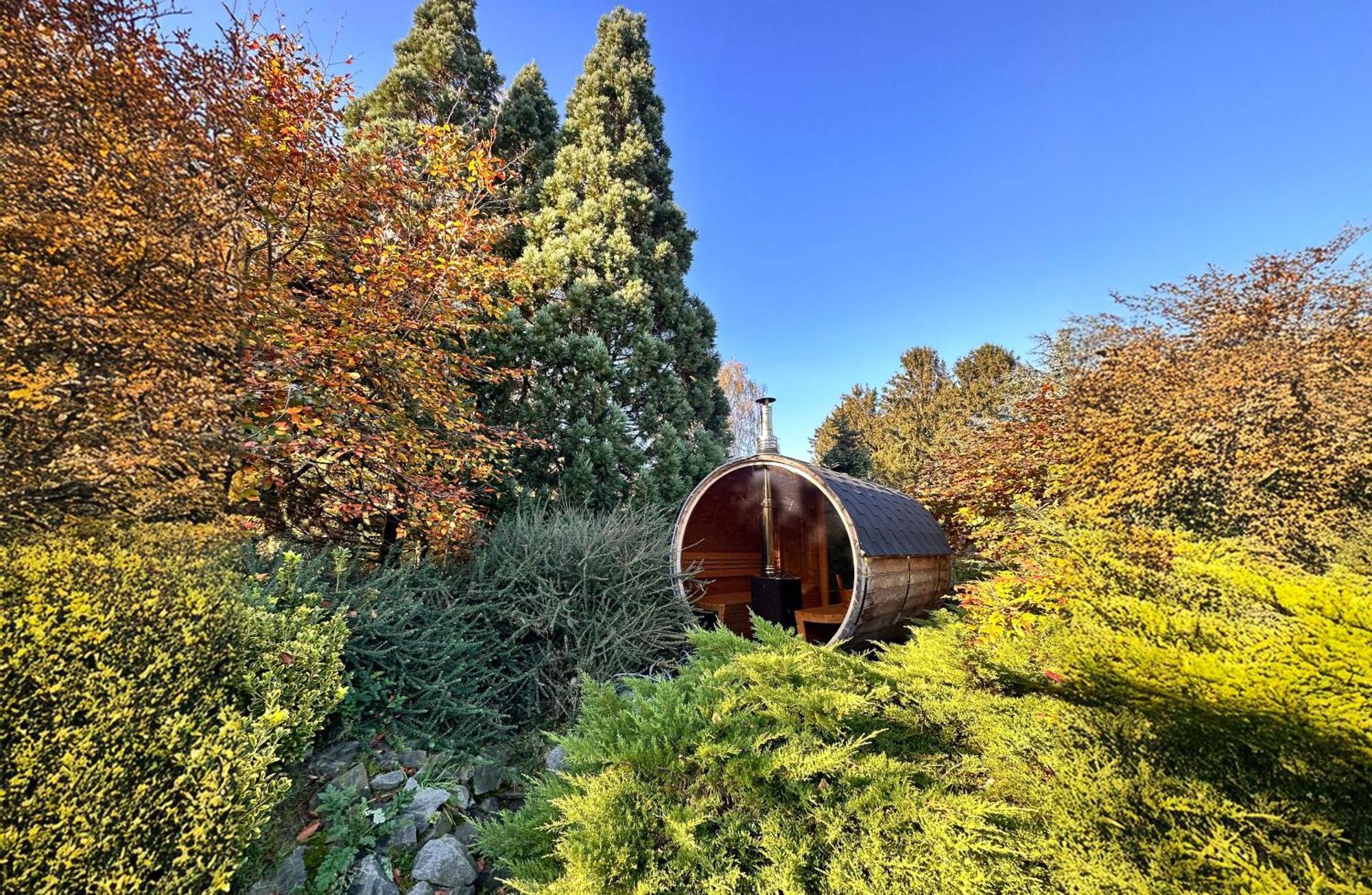 Wellness Tuin - Ultieme Partner Beleving - St Hubertus Suite Met Jacuzzi ,Openhaard, Prive Hottub En Prive Sauna In Jachthut Stijl Хорст Экстерьер фото